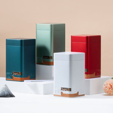 New Food Grade Metal Tea Tin Box with Lid