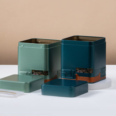 New Food Grade Metal Tea Tin Box with Lid