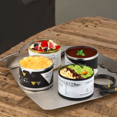 Food Grade Round Cake and Cookie Tin Box