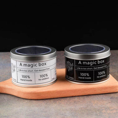 Food Grade Round Cake and Cookie Tin Box