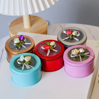 DIY Multicolor Candy and Chocolate Gift Custom Tin Box