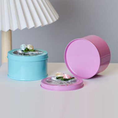DIY Multicolor Candy and Chocolate Gift Custom Tin Box