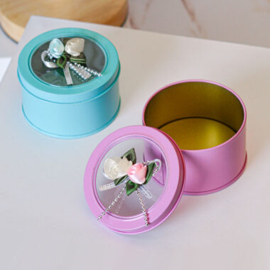 DIY Multicolor Candy and Chocolate Gift Custom Tin Box