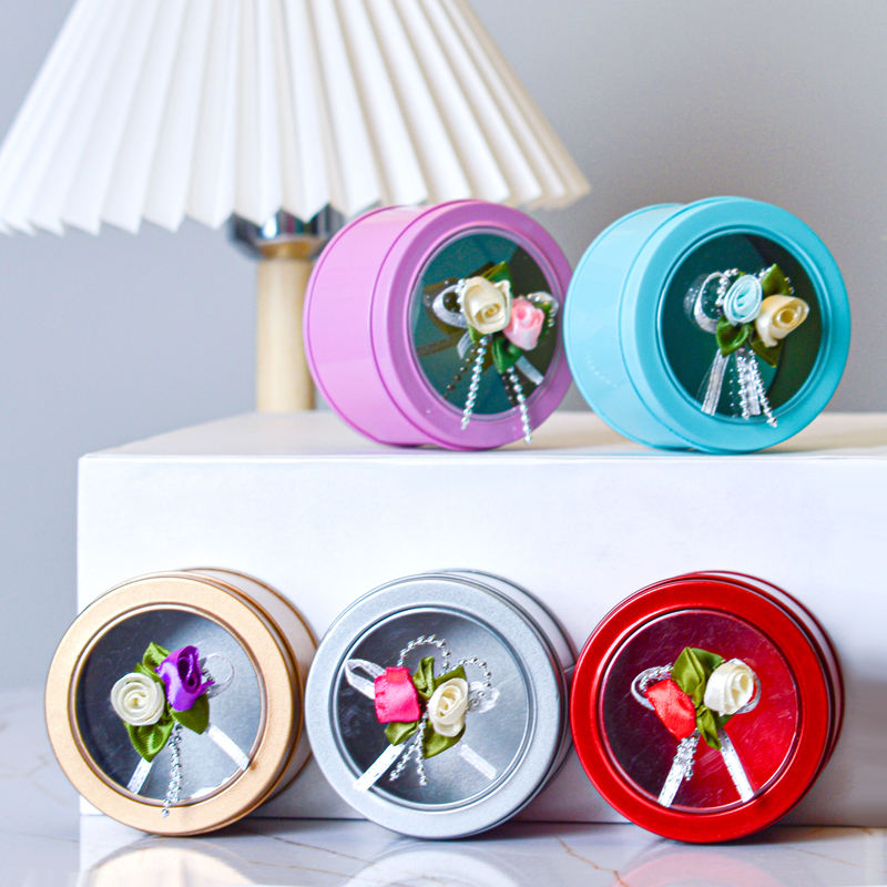 DIY Multicolor Candy and Chocolate Gift Custom Tin Box