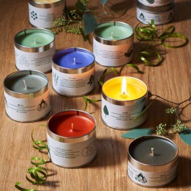 Home Decor Round Tin Box for Soy Wax Candle Packaging