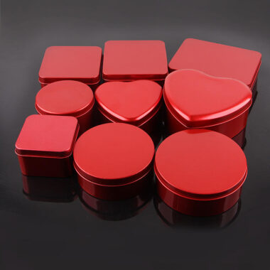 Luxury Red Candy Cookie Chocolate Gift Tin Box Wholesale