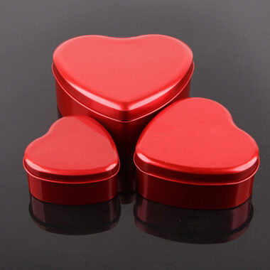 Luxury Red Candy Cookie Chocolate Gift Tin Box Wholesale