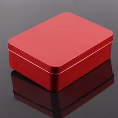 Luxury Red Candy Cookie Chocolate Gift Tin Box Wholesale