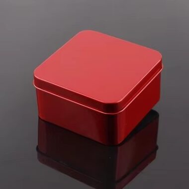 Luxury Red Candy Cookie Chocolate Gift Tin Box Wholesale