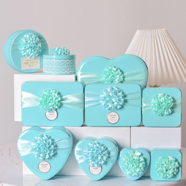 Creative Multi-Shape Candy Cookie Chocolate Tin Box