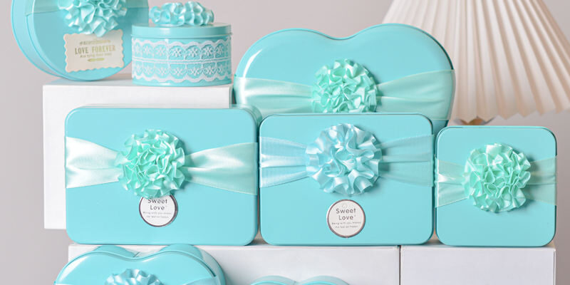 Creative Multi-Shape Candy Cookie Chocolate Tin Box