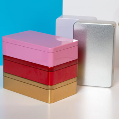 High Quality Rectangle Holiday Gift Candy Chocolate Tin Box