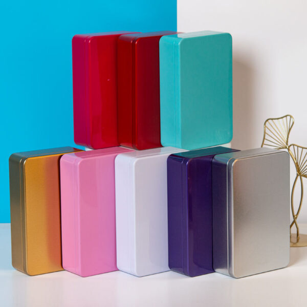 High Quality Rectangle Holiday Gift Candy Chocolate Tin Box
