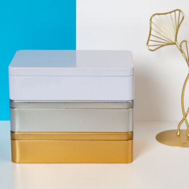 High Quality Rectangle Holiday Gift Candy Chocolate Tin Box