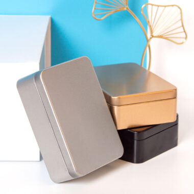 High Quality Rectangle Holiday Gift Candy Chocolate Tin Box