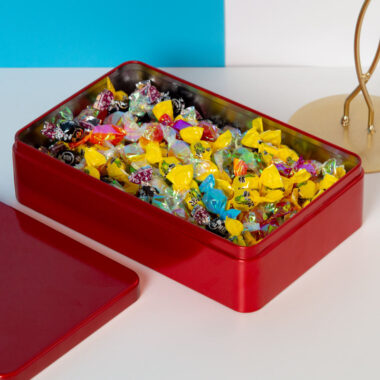 High Quality Rectangle Holiday Gift Candy Chocolate Tin Box