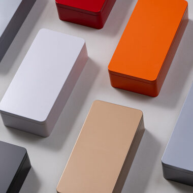 High Quality Rectangle Multi-Color Tea Candy Tin Box