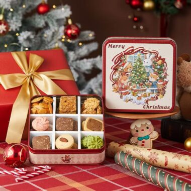 Sealed Candy Cookie Chocolate Christmas Gift Tin Box