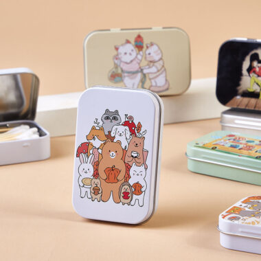 Multi Size Silver Tin Box for Tea and Candy Packaging