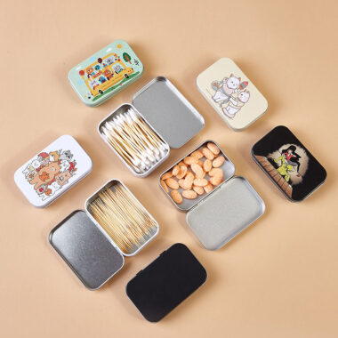 Multi Size Silver Tin Box for Tea and Candy Packaging