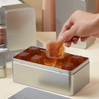 Multi Size Silver Tin Box for Tea and Candy Packaging